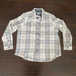 New Outerknown check pattern 100% organic cotton shirt women’s size M